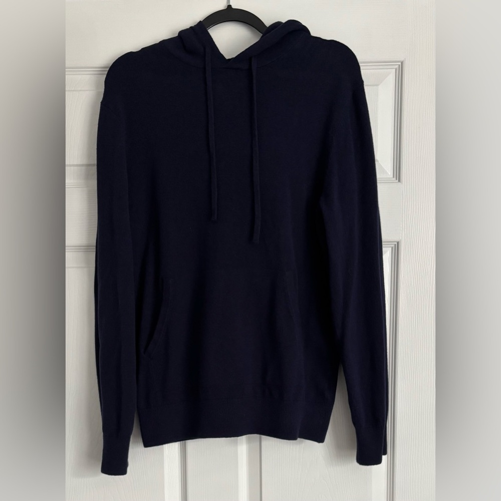 GAP Men’s CashSoft Classic Fit Cotton Blend Blue Hoodie